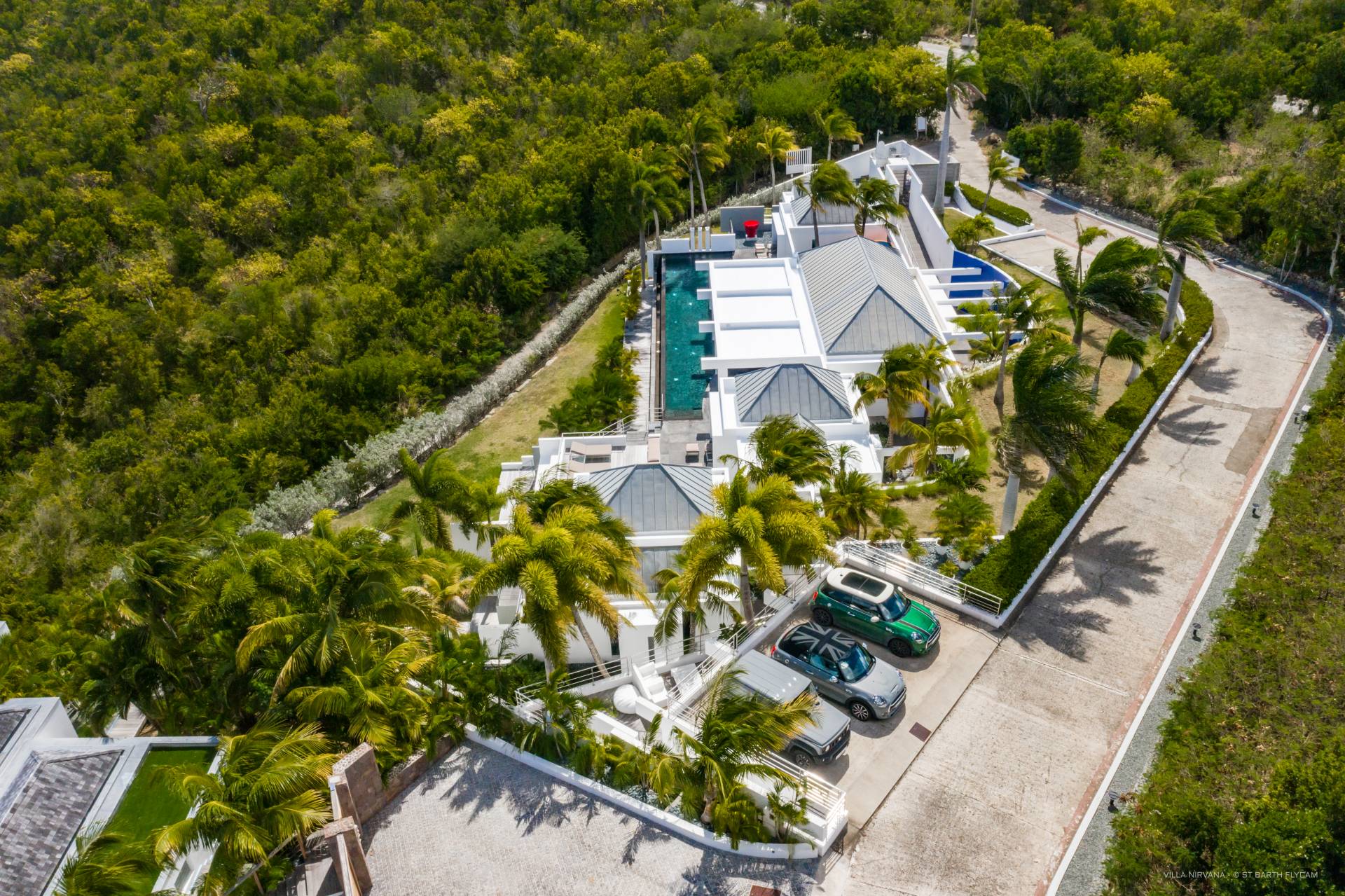 Villa Nirvana Aerial View