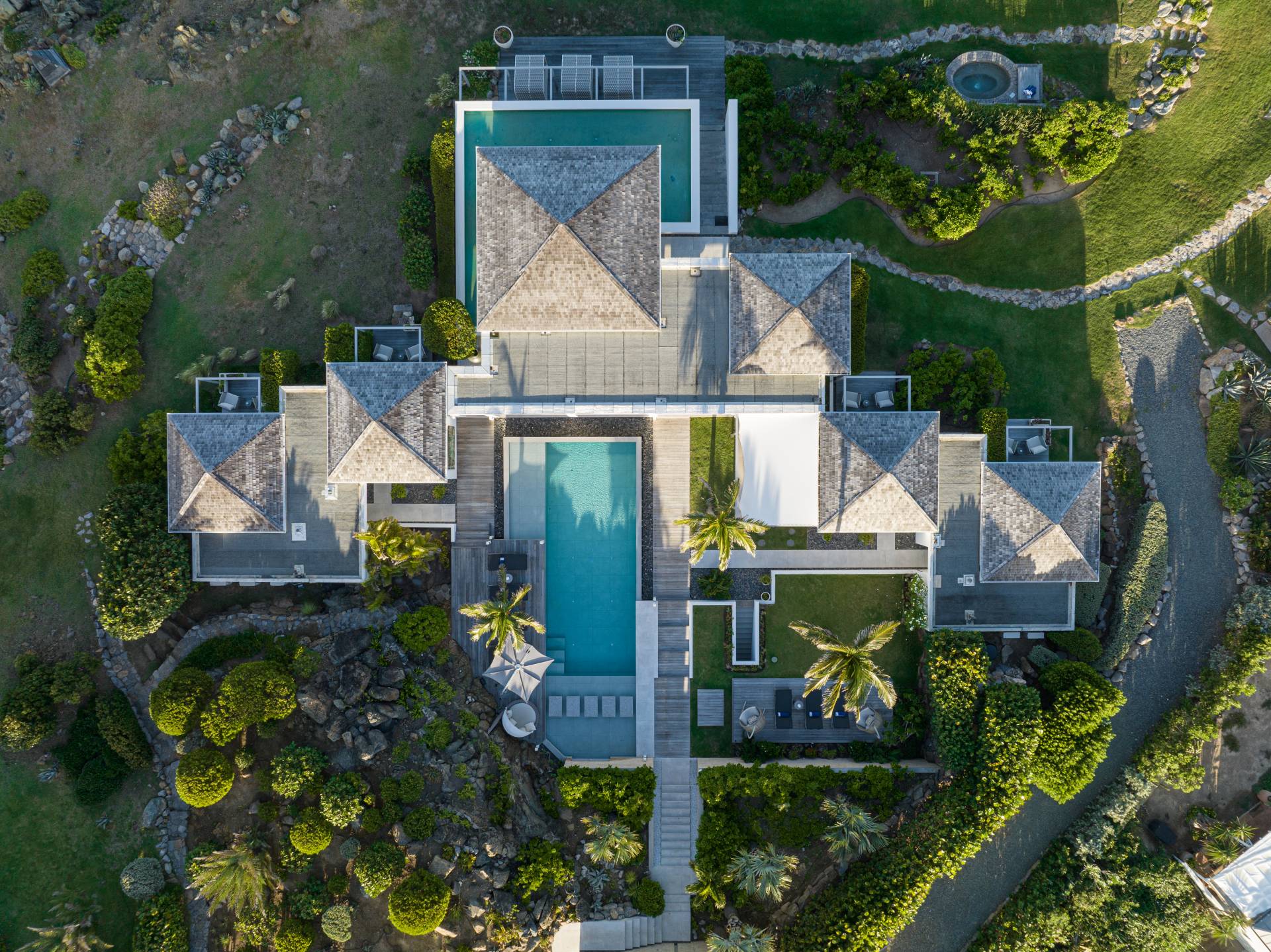 Villa Casa del Mar Aerial View